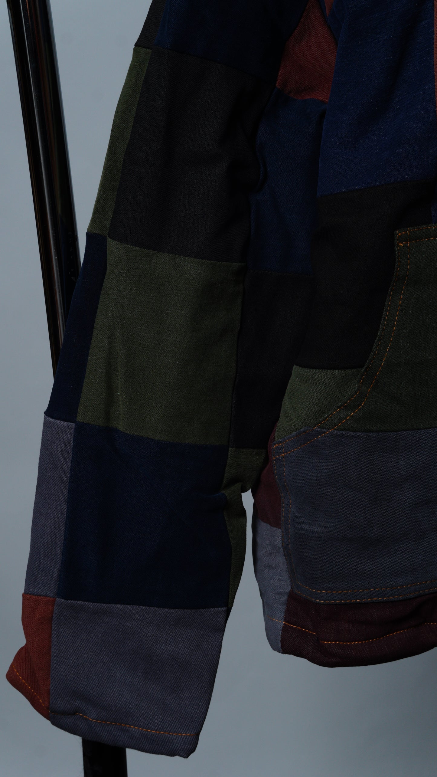 Upcycled Patchwork Jacket Size S