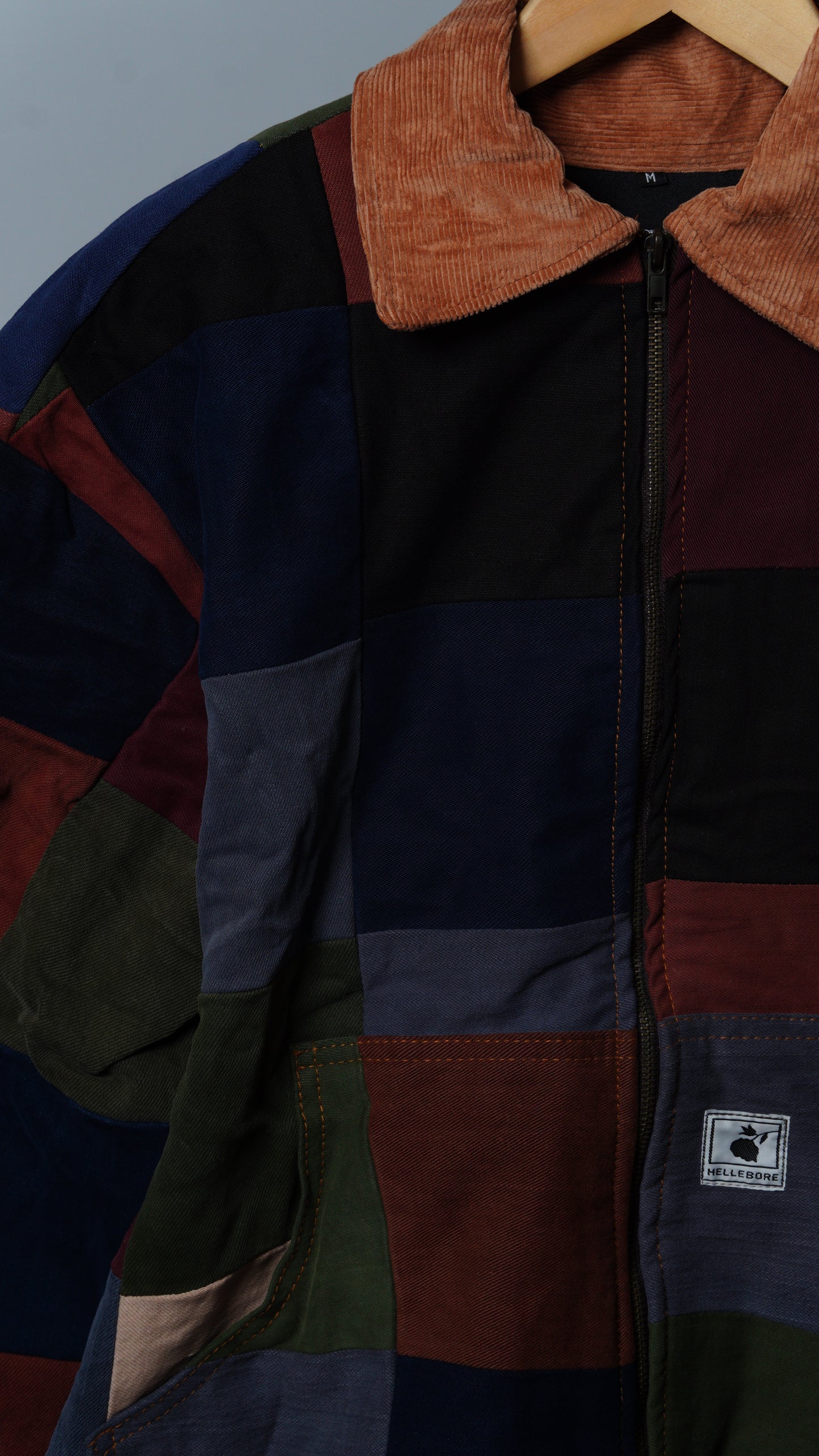 Upcycled Patchwork Jacket Size M