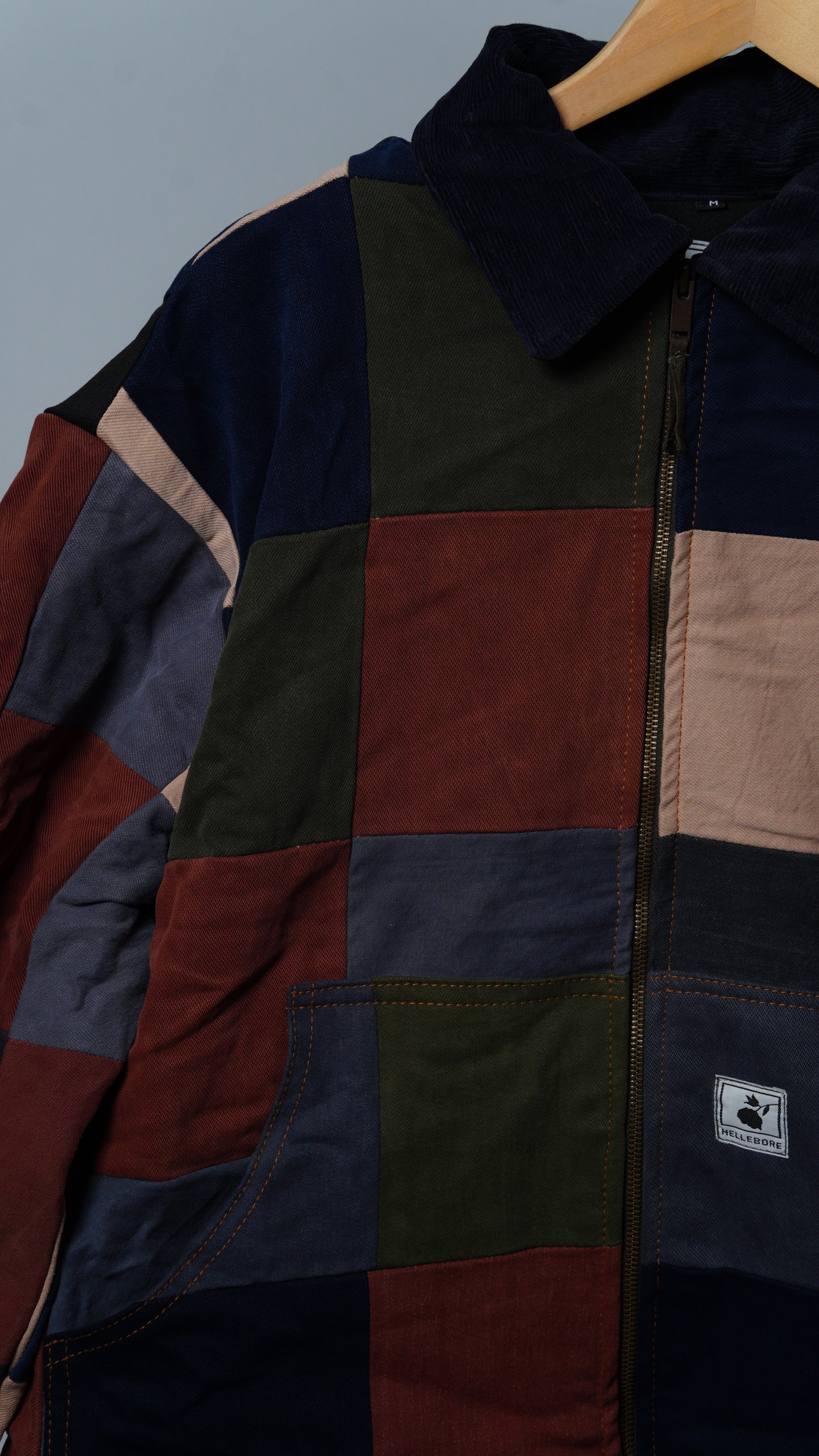 Upcycled Patchwork Jacket Size M