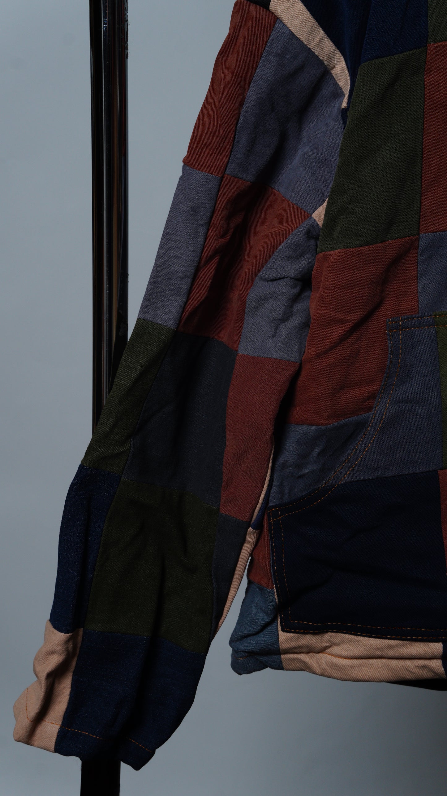 Upcycled Patchwork Jacket Size M