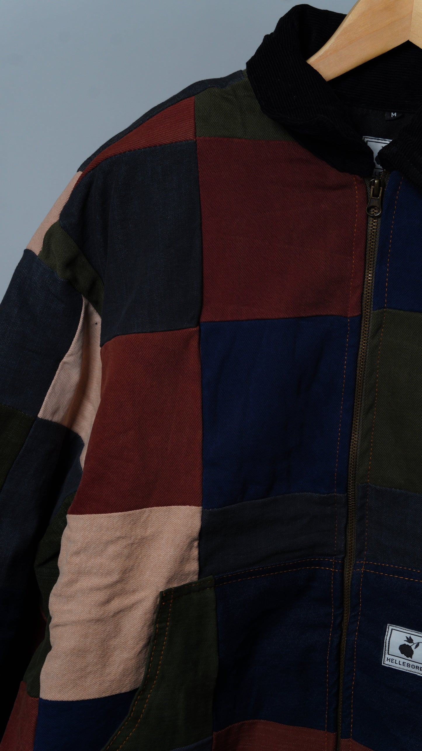 Upcycled Patchwork Jacket Size M