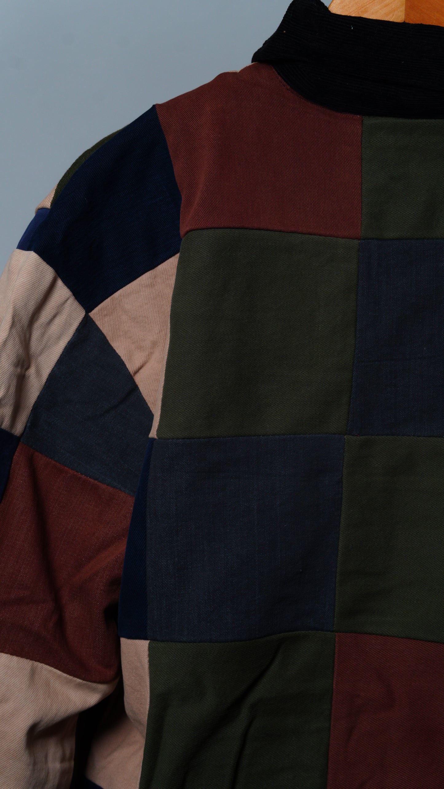 Upcycled Patchwork Jacket Size M