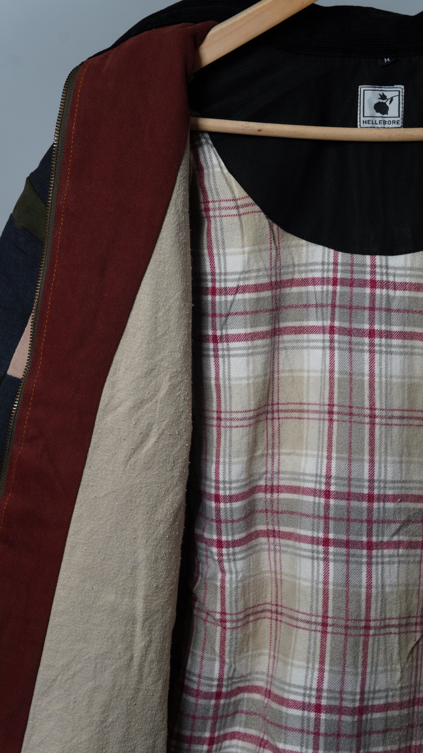 Upcycled Patchwork Jacket Size M