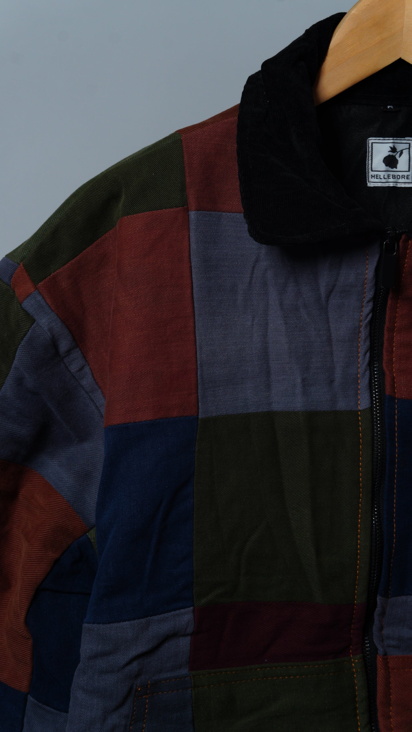 Upcycled Patchwork Jacket Size M