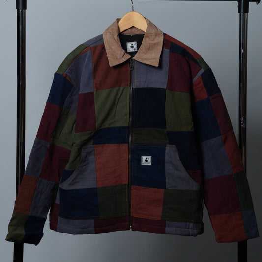 Upcycled Patchwork Jacket Size S