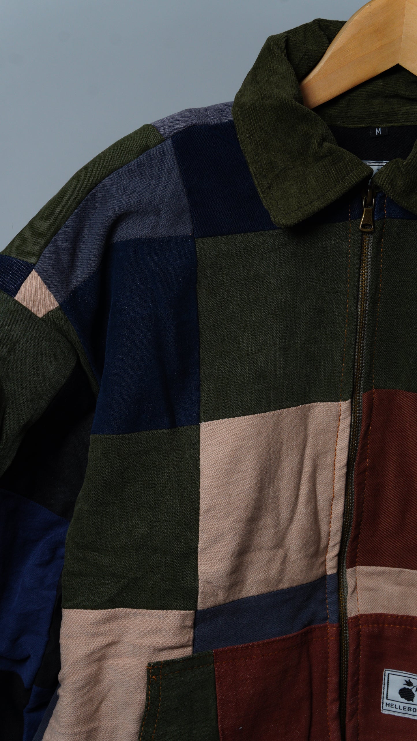 Upcycled Patchwork Jacket Size M