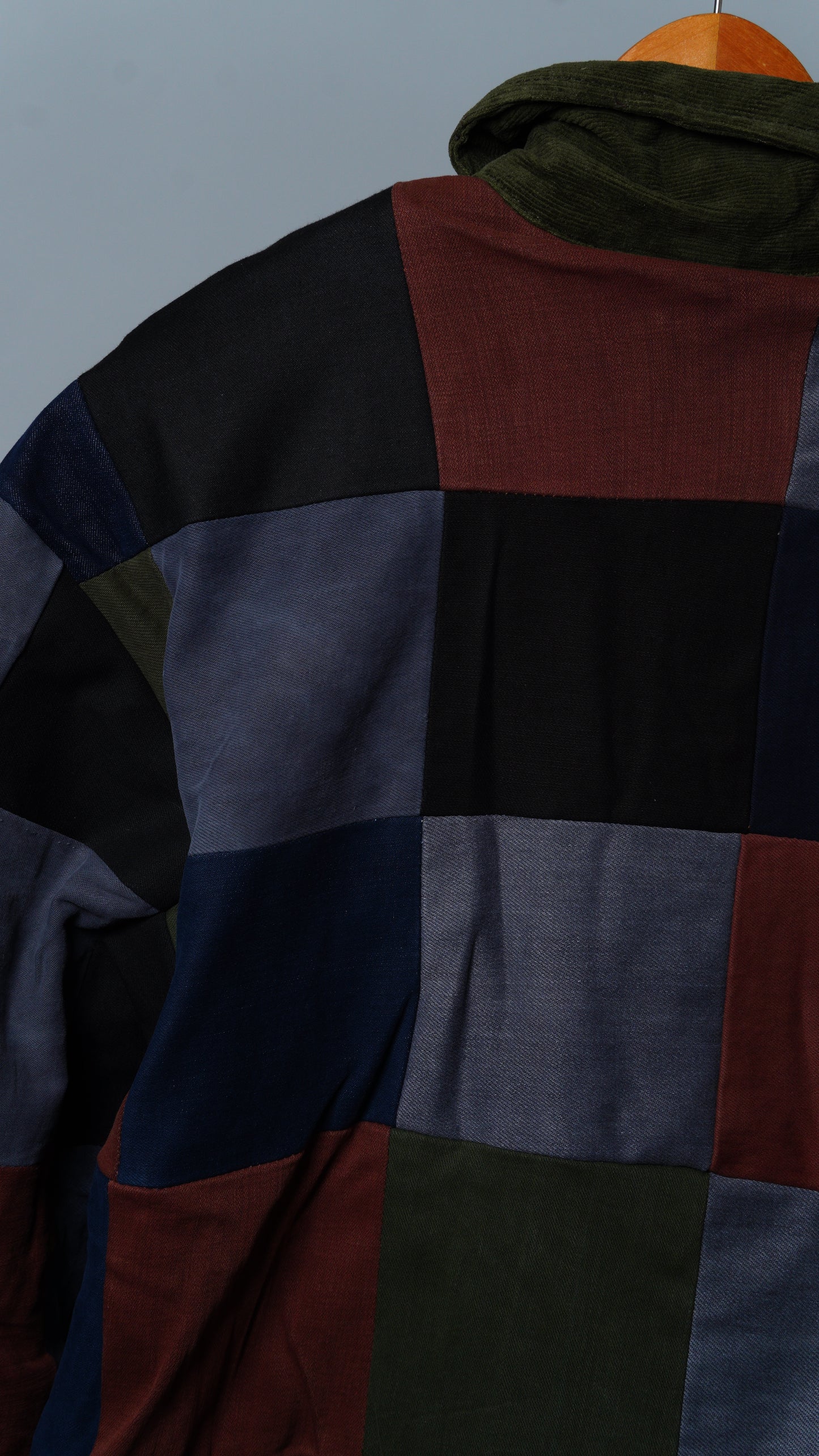 Upcycled Patchwork Jacket Size M