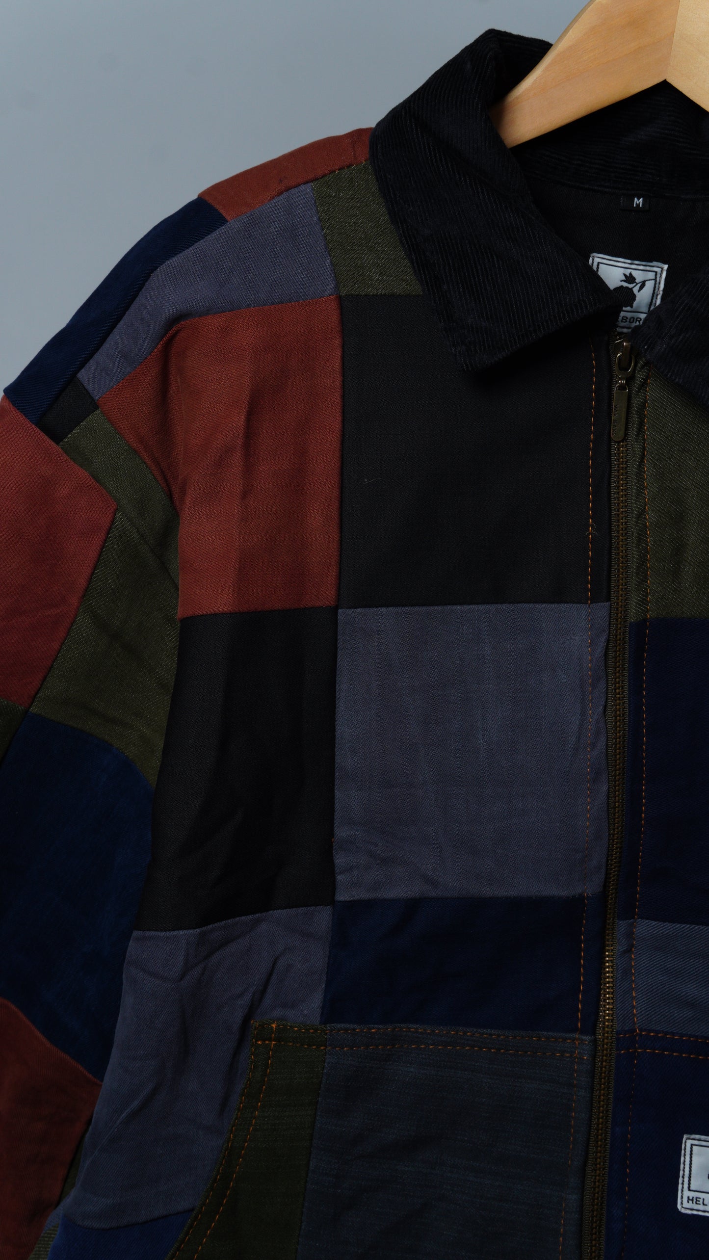 Upcycled Patchwork Jacket Size M
