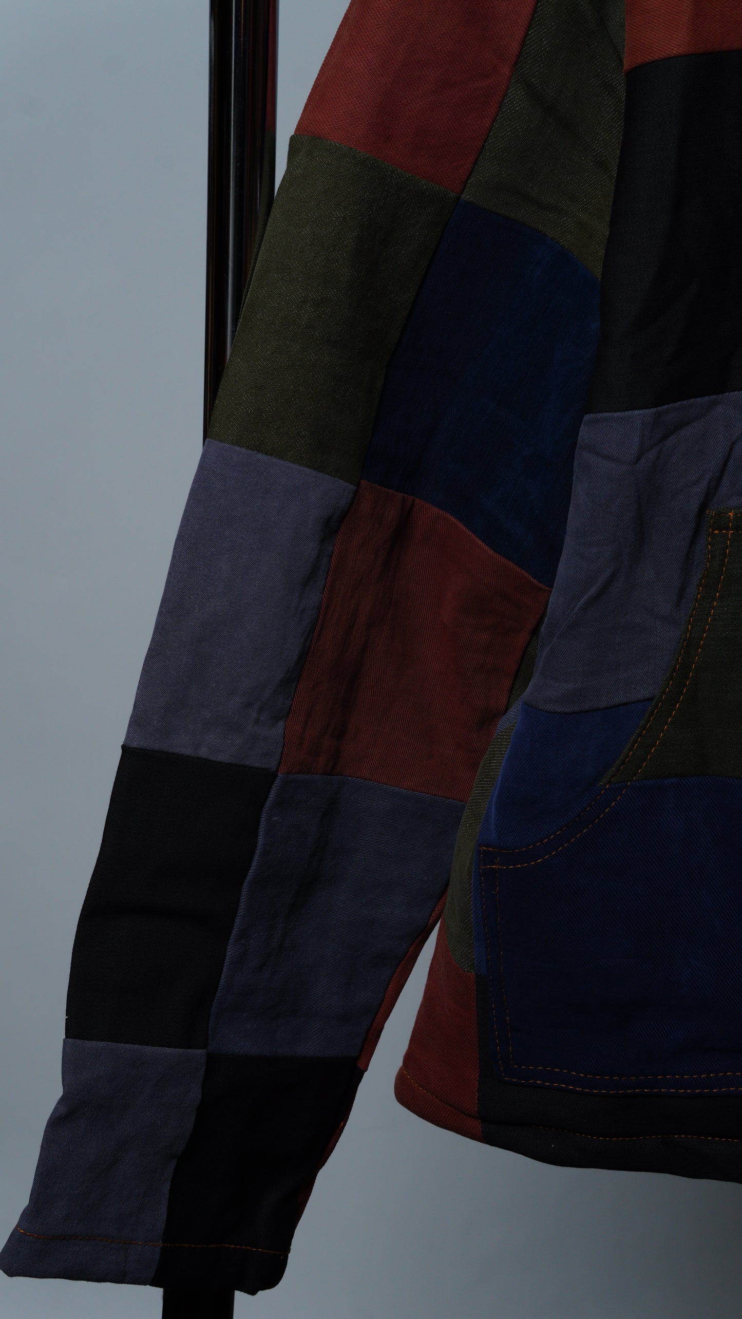 Upcycled Patchwork Jacket Size M