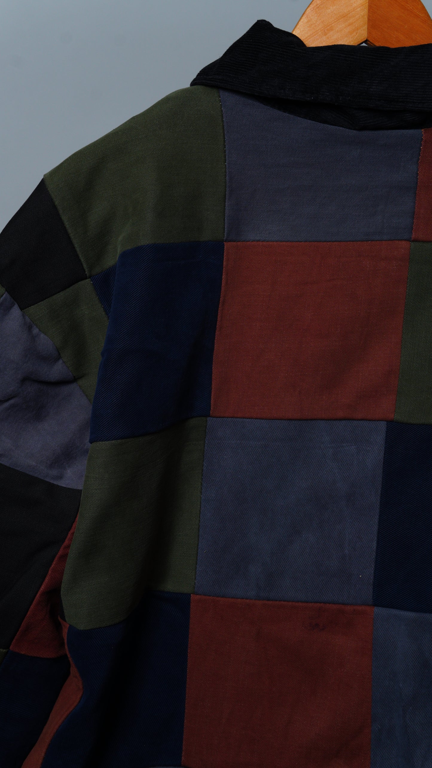 Upcycled Patchwork Jacket Size M