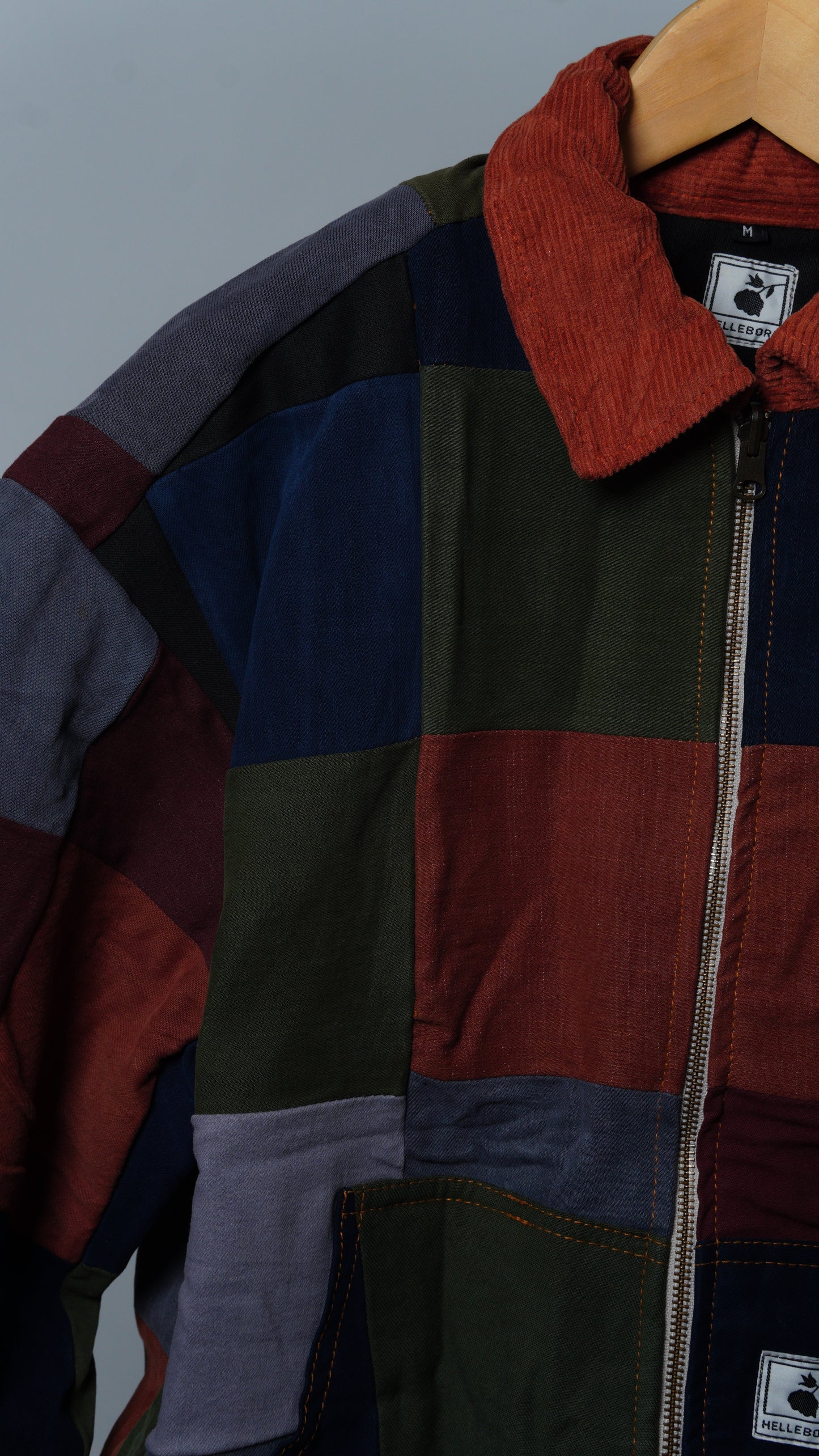 Upcycled Patchwork Jacket Size M
