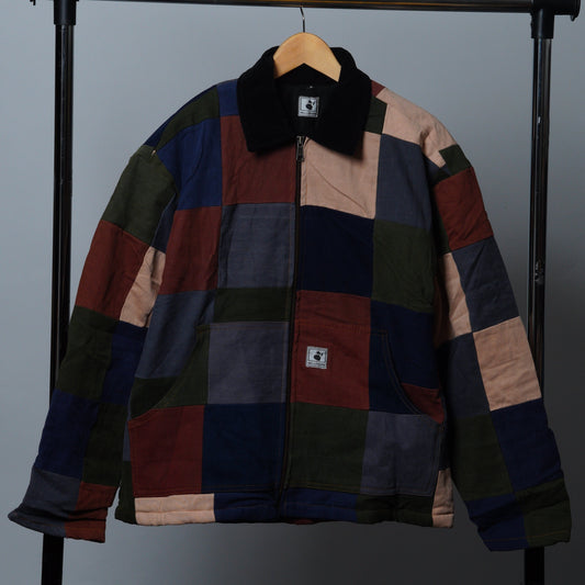 Upcycled Patchwork Jacket Size M