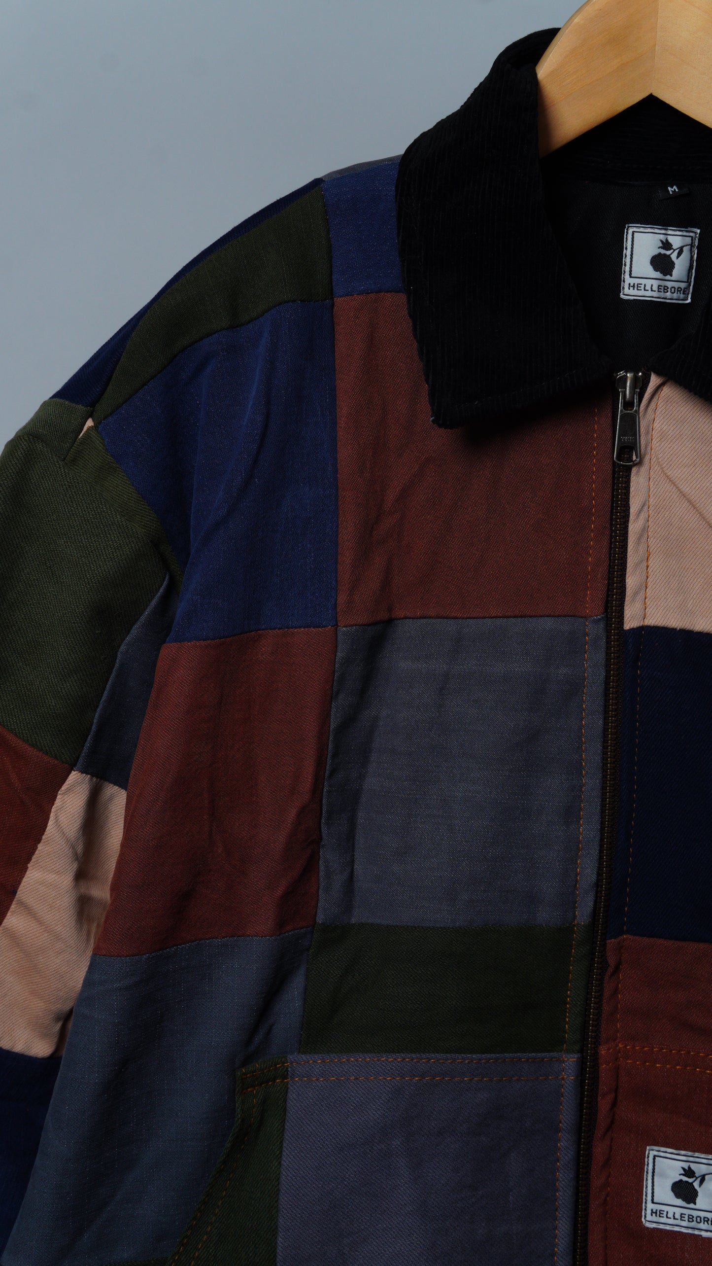 Upcycled Patchwork Jacket Size M