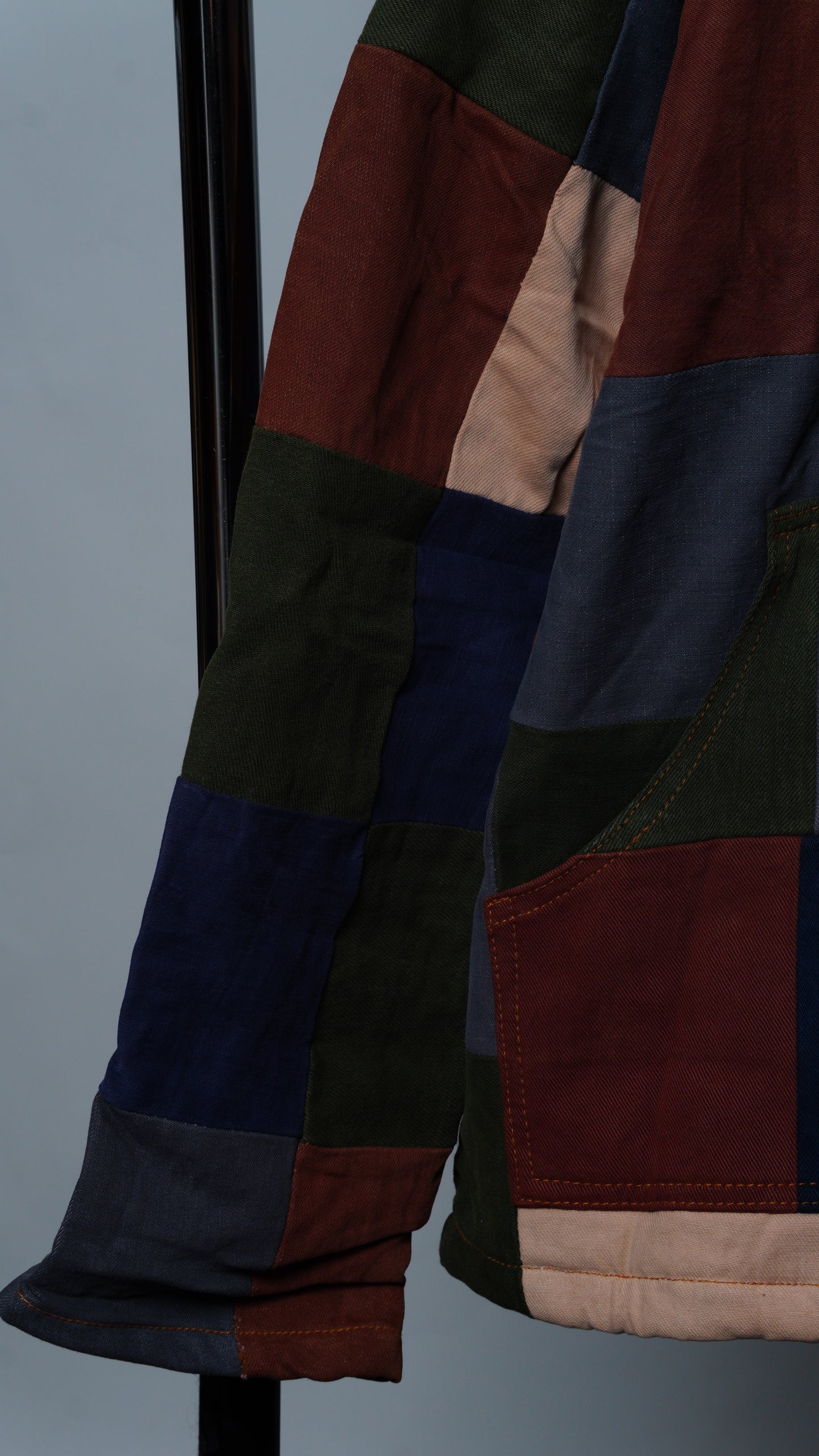 Upcycled Patchwork Jacket Size M