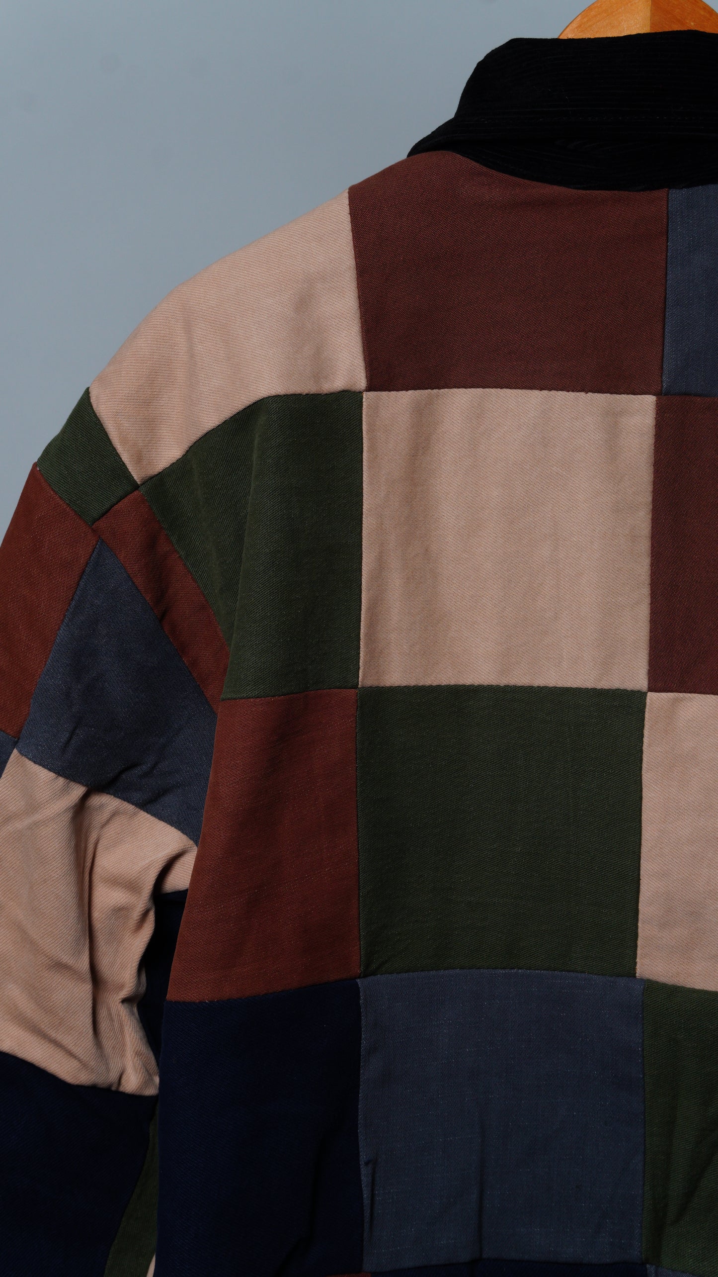Upcycled Patchwork Jacket Size M