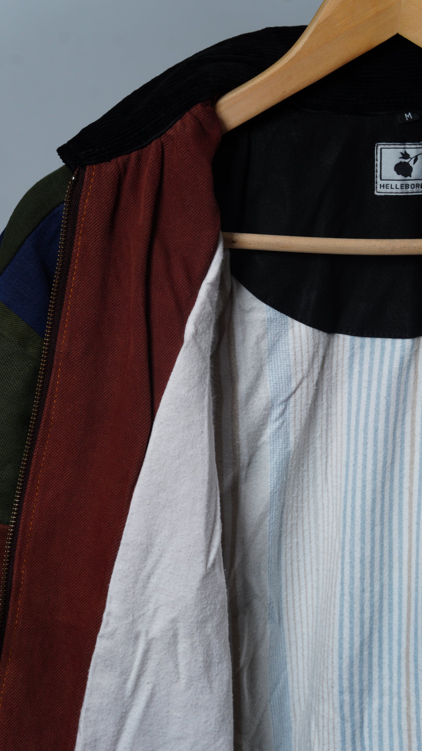 Upcycled Patchwork Jacket Size M