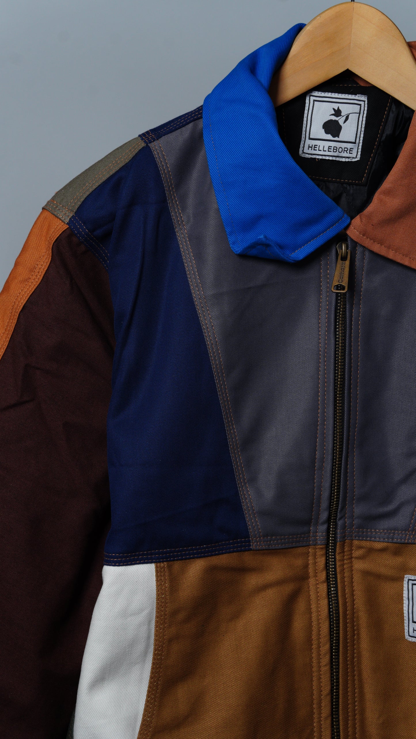 Workwear Colorblock Geometric Jacket Size M