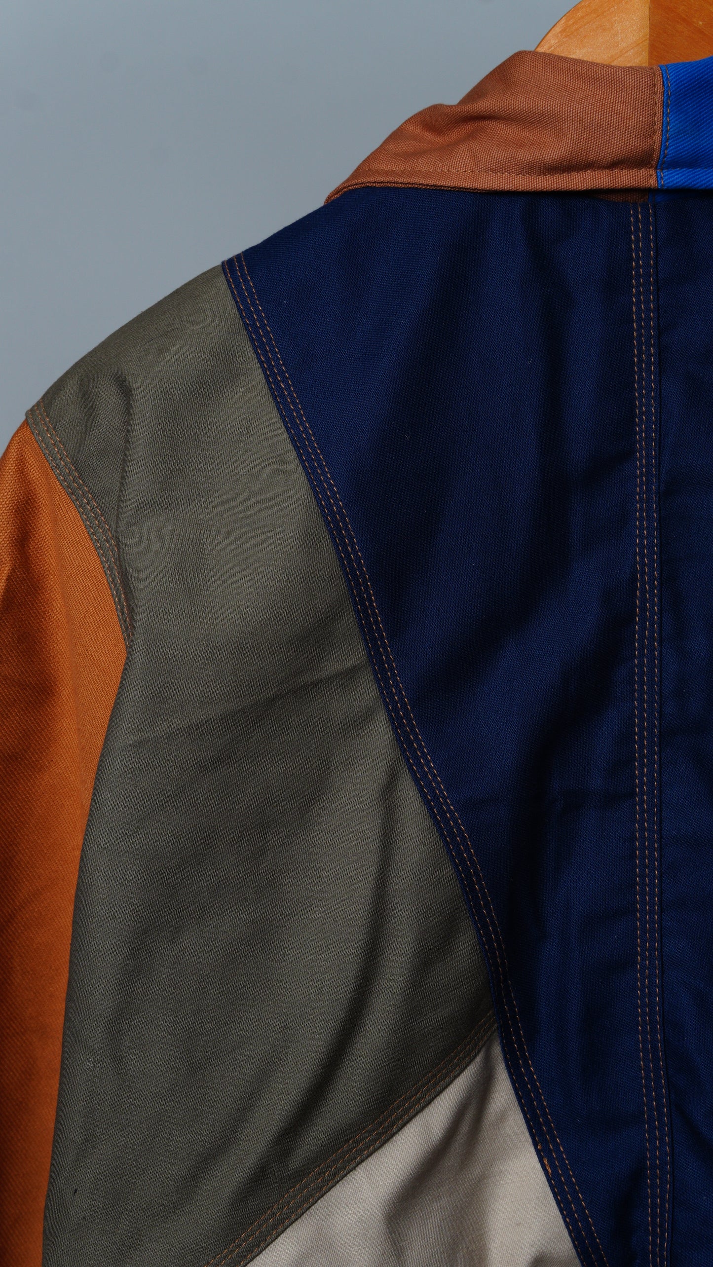 Workwear Colorblock Geometric Jacket Size M