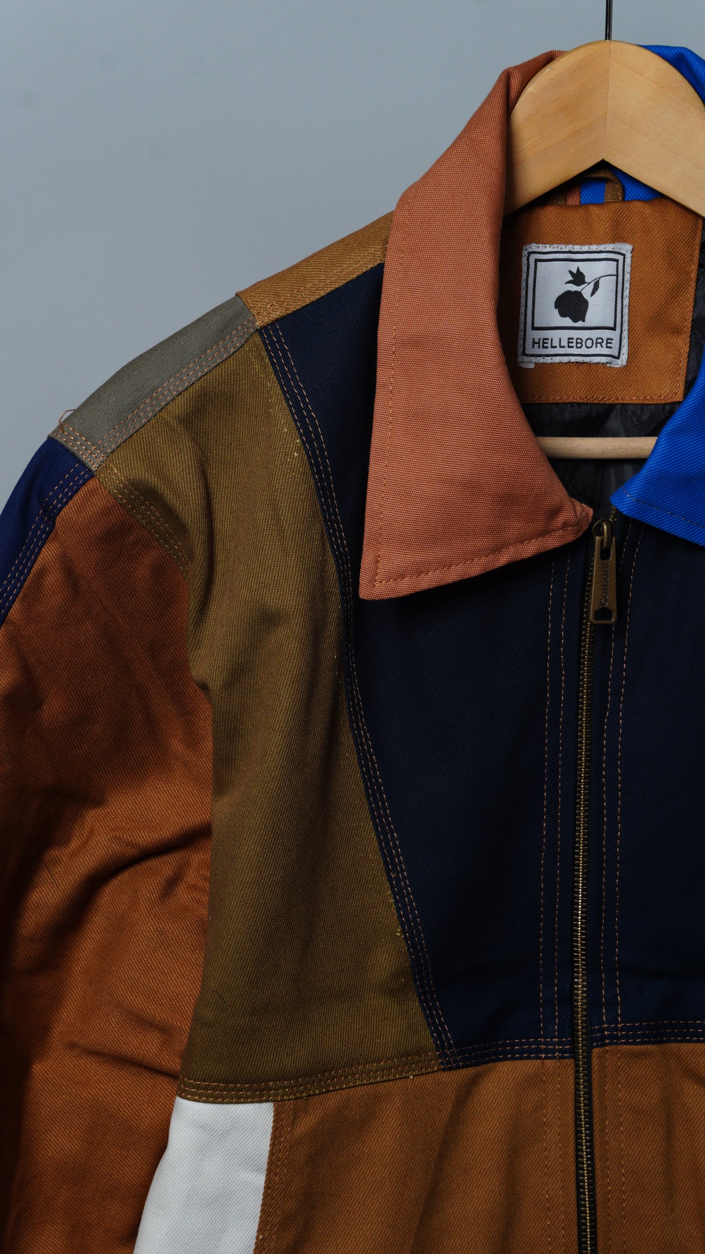 Workwear Colorblock Geometric Jacket Size M
