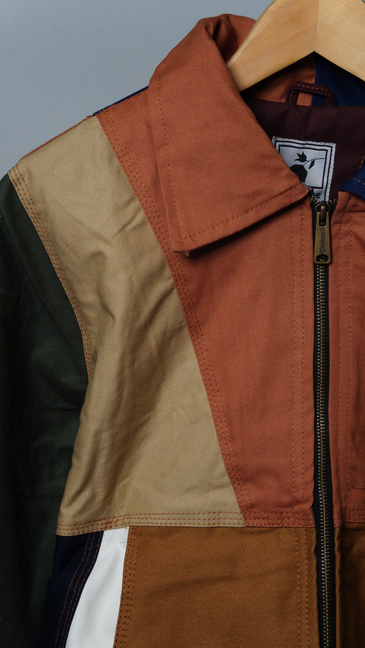 Workwear Colorblock Geometric Jacket Size XS