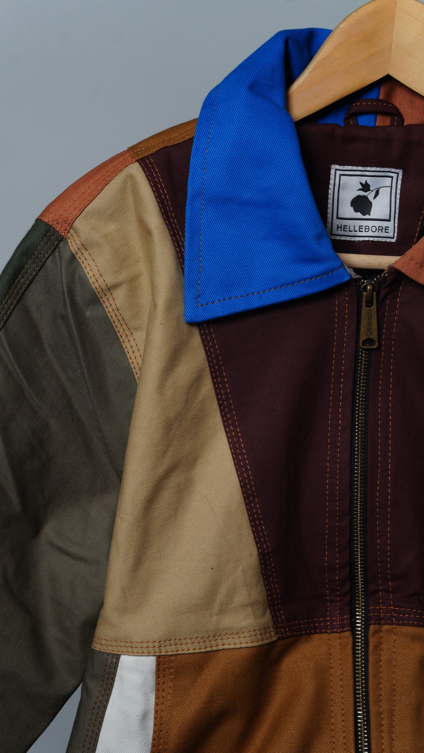 Workwear Colorblock Geometric Jacket Size XS