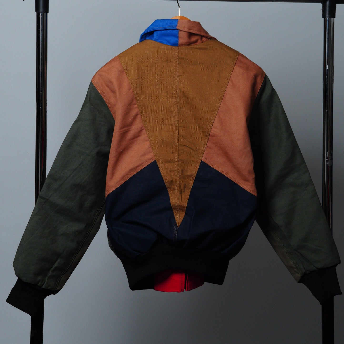 Workwear Colorblock Geometric Jacket Size XS