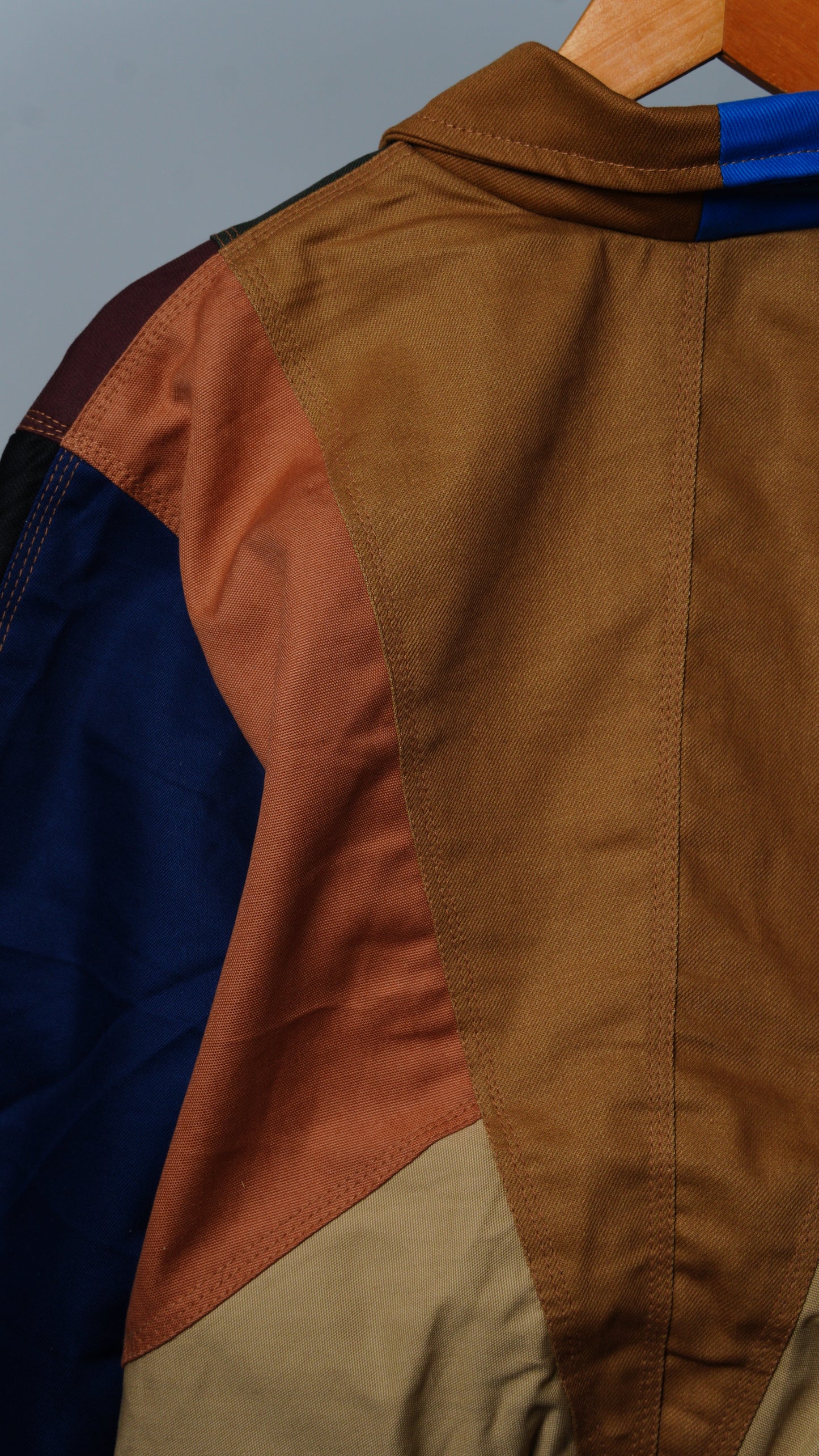 Workwear Colorblock Geometric Jacket Size L
