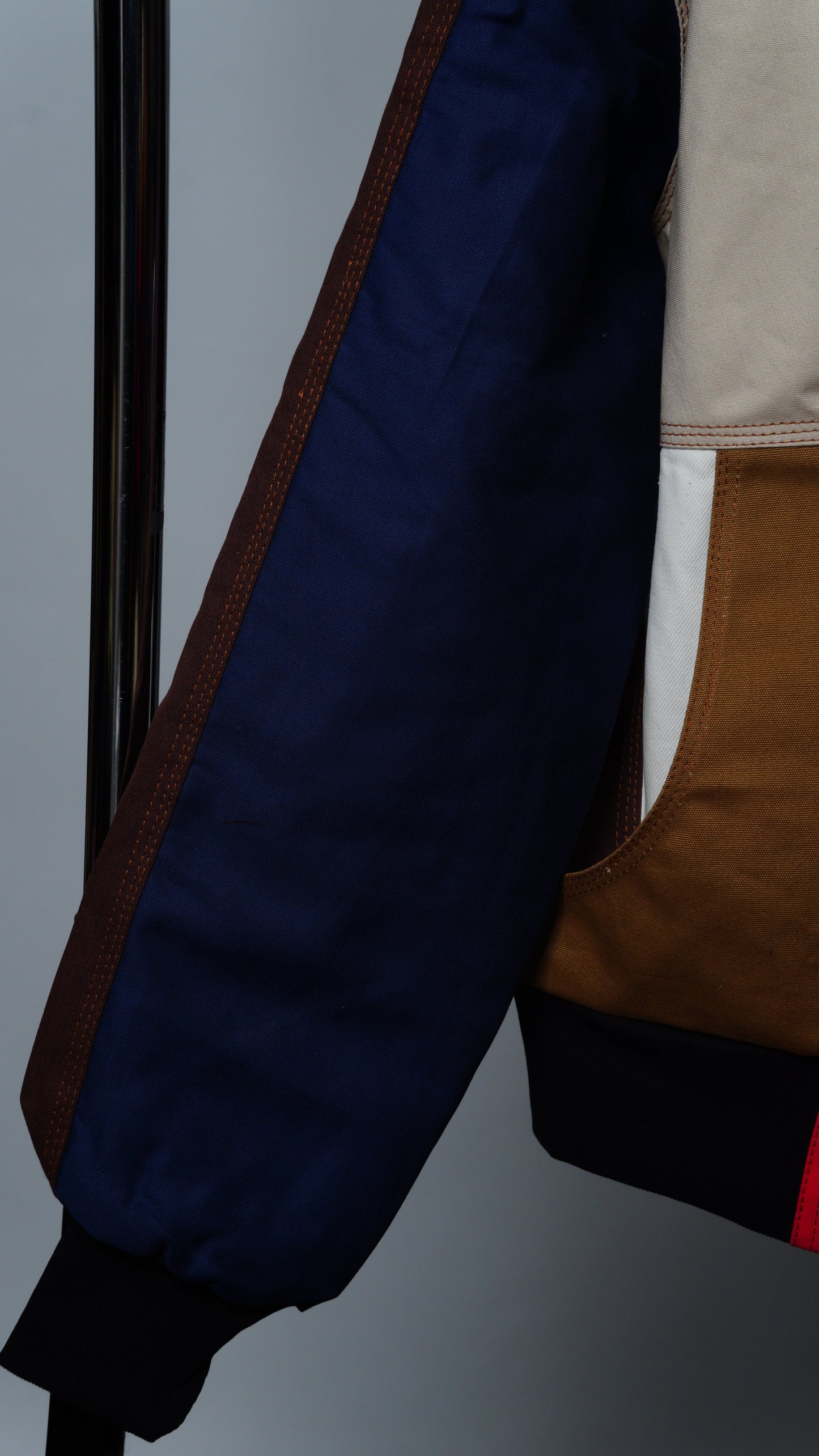 Workwear Colorblock Geometric Jacket Size M