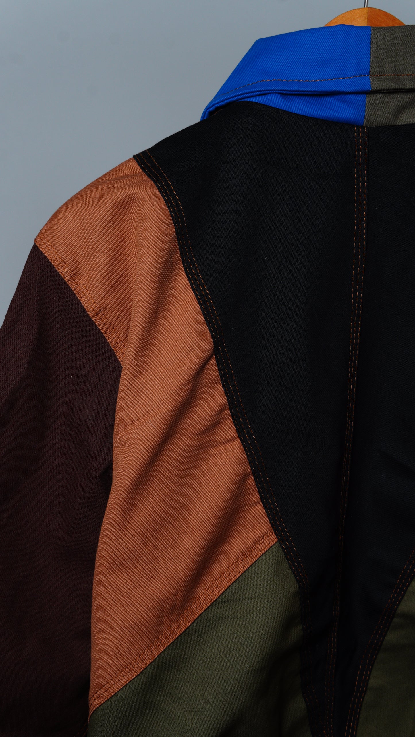 Workwear Colorblock Geometric Jacket Size M