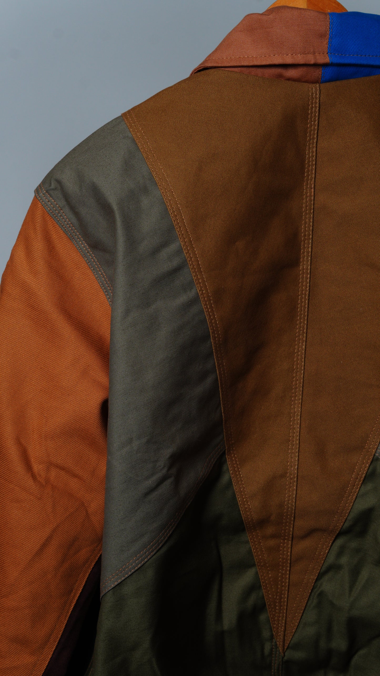 Workwear Colorblock Geometric Jacket Size M