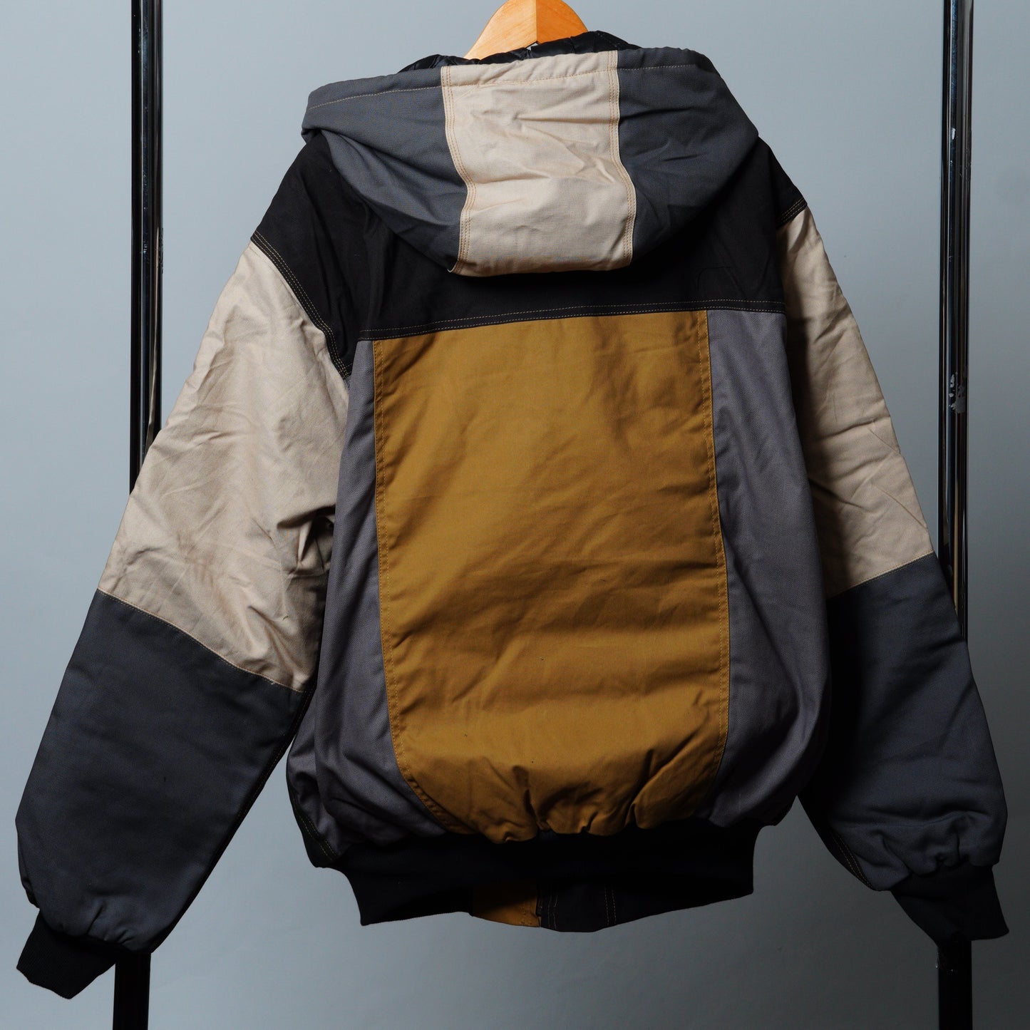Workwear Colorblock Hooded Jacket Size 2XL