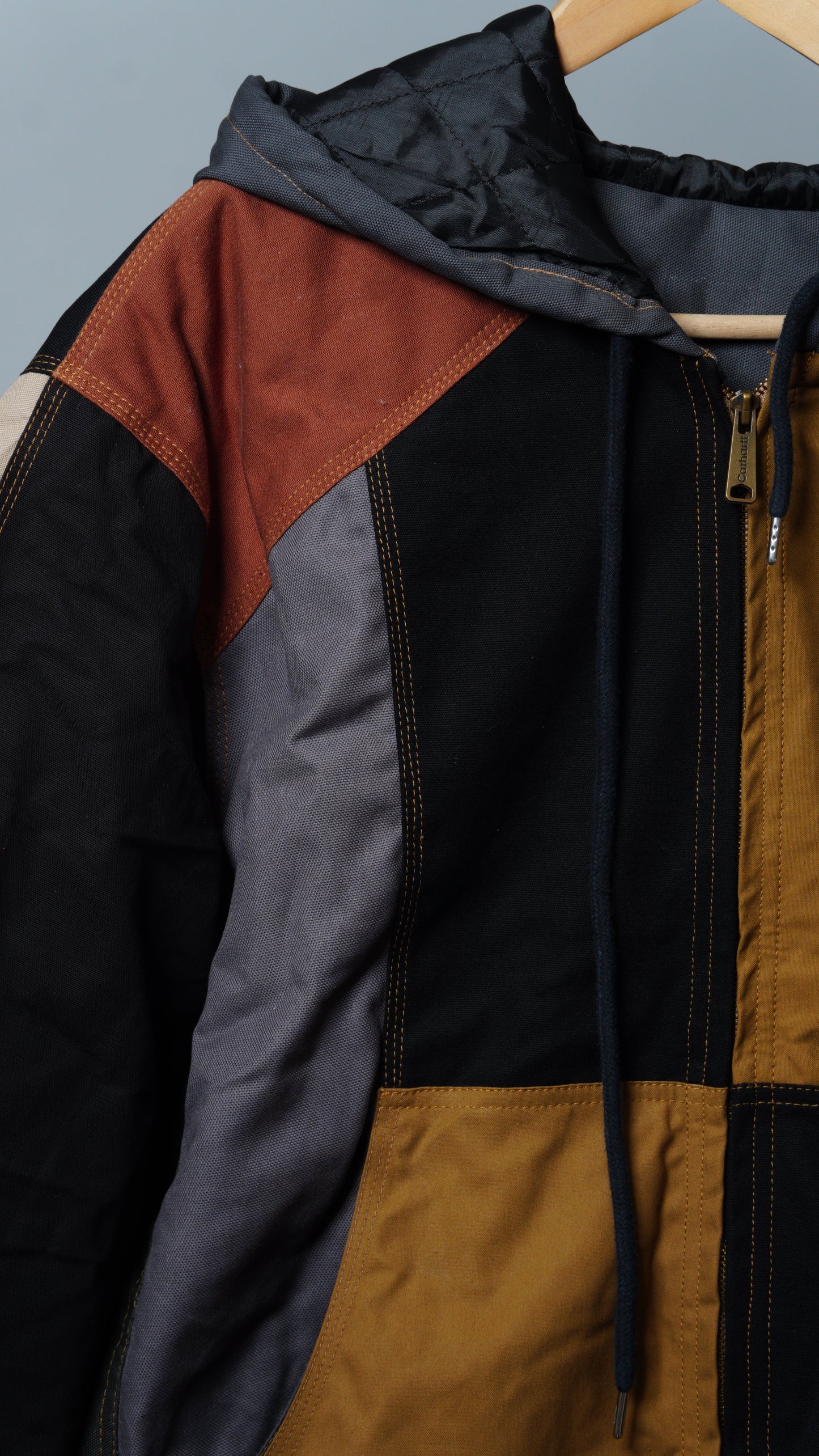 Workwear Colorblock Hooded Jacket Size 2XL