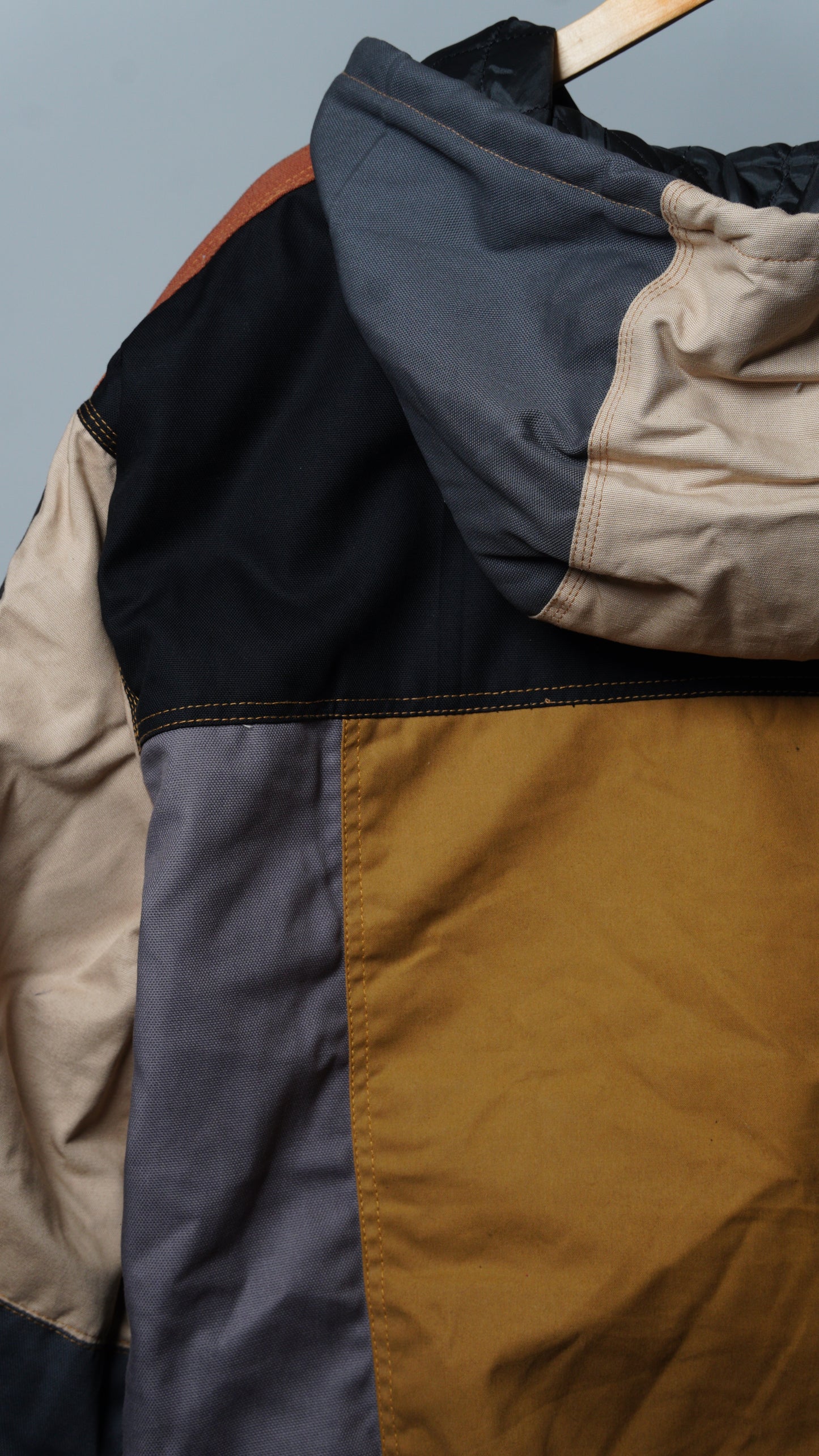 Workwear Colorblock Hooded Jacket Size 2XL