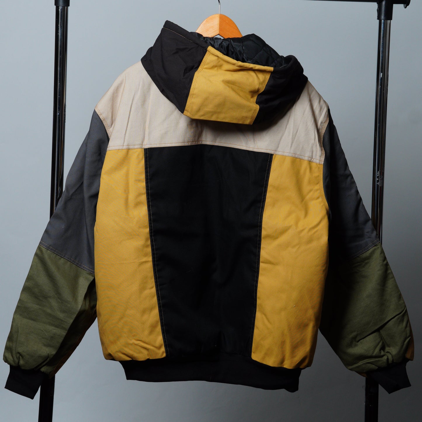 Workwear Colorblock Hooded Jacket Size 2XL