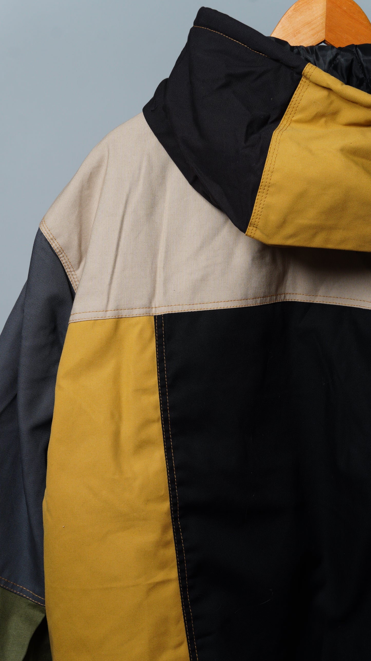 Workwear Colorblock Hooded Jacket Size 2XL