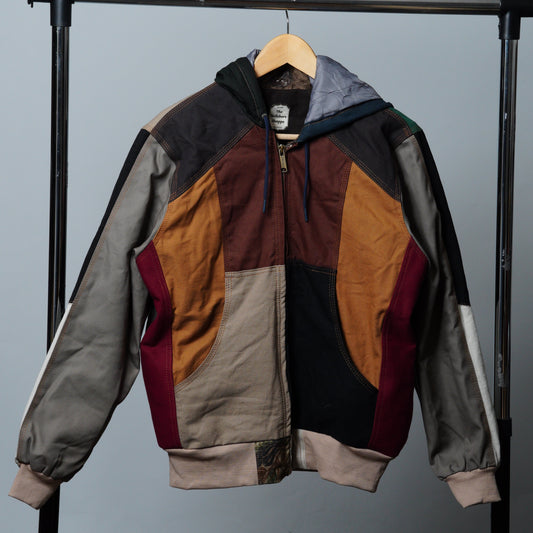 Workwear Colorblock Hooded Jacket Size S *Flawed*