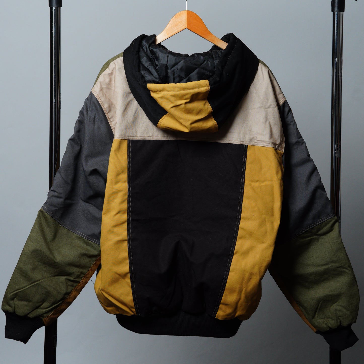 Workwear Colorblock Hooded Jacket Size 2XL