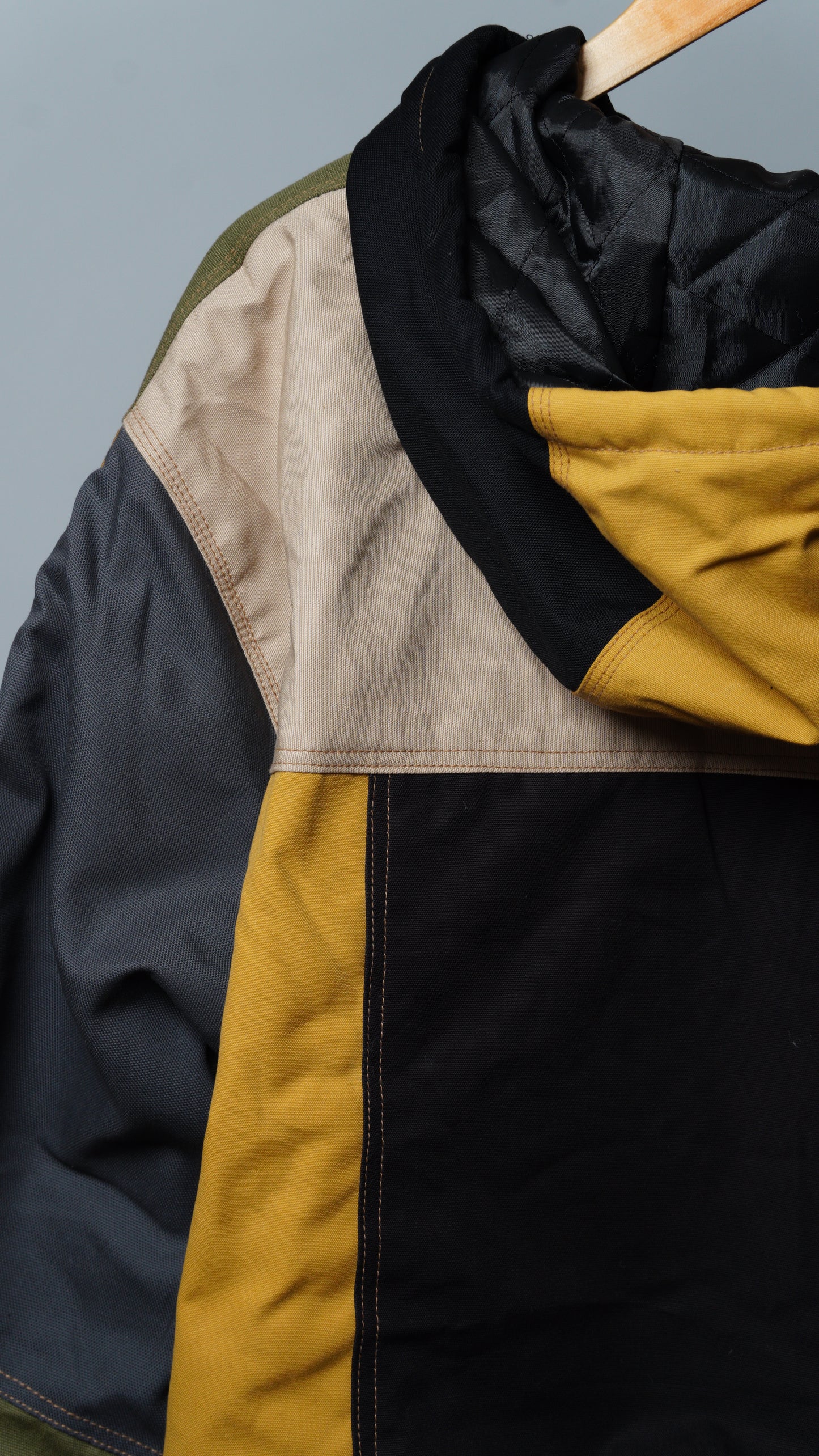 Workwear Colorblock Hooded Jacket Size 2XL