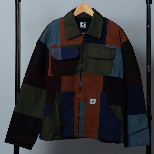 Upcycled Patchwork Jacket Size M