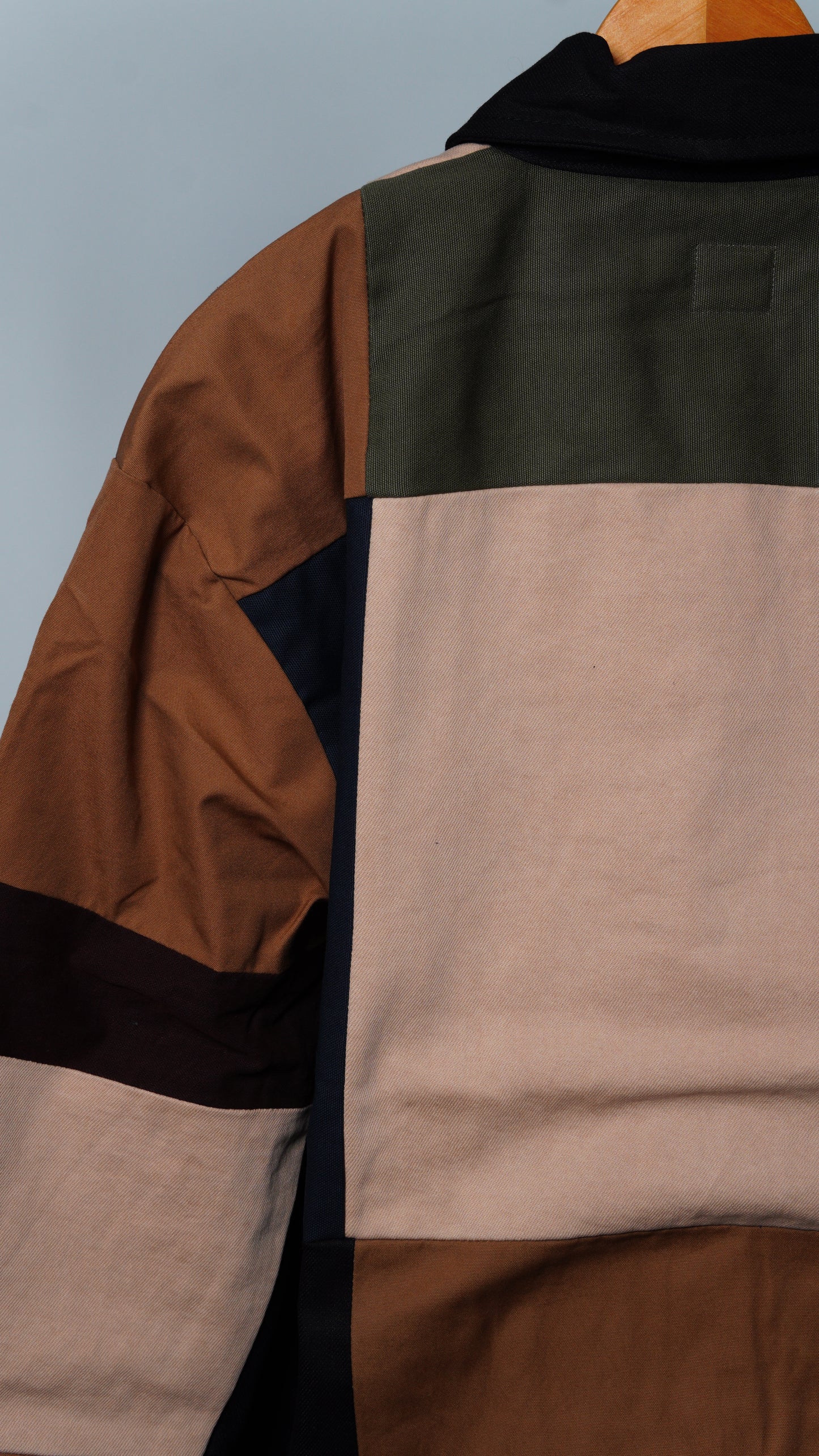 Upcycled Patchwork Jacket Size XL