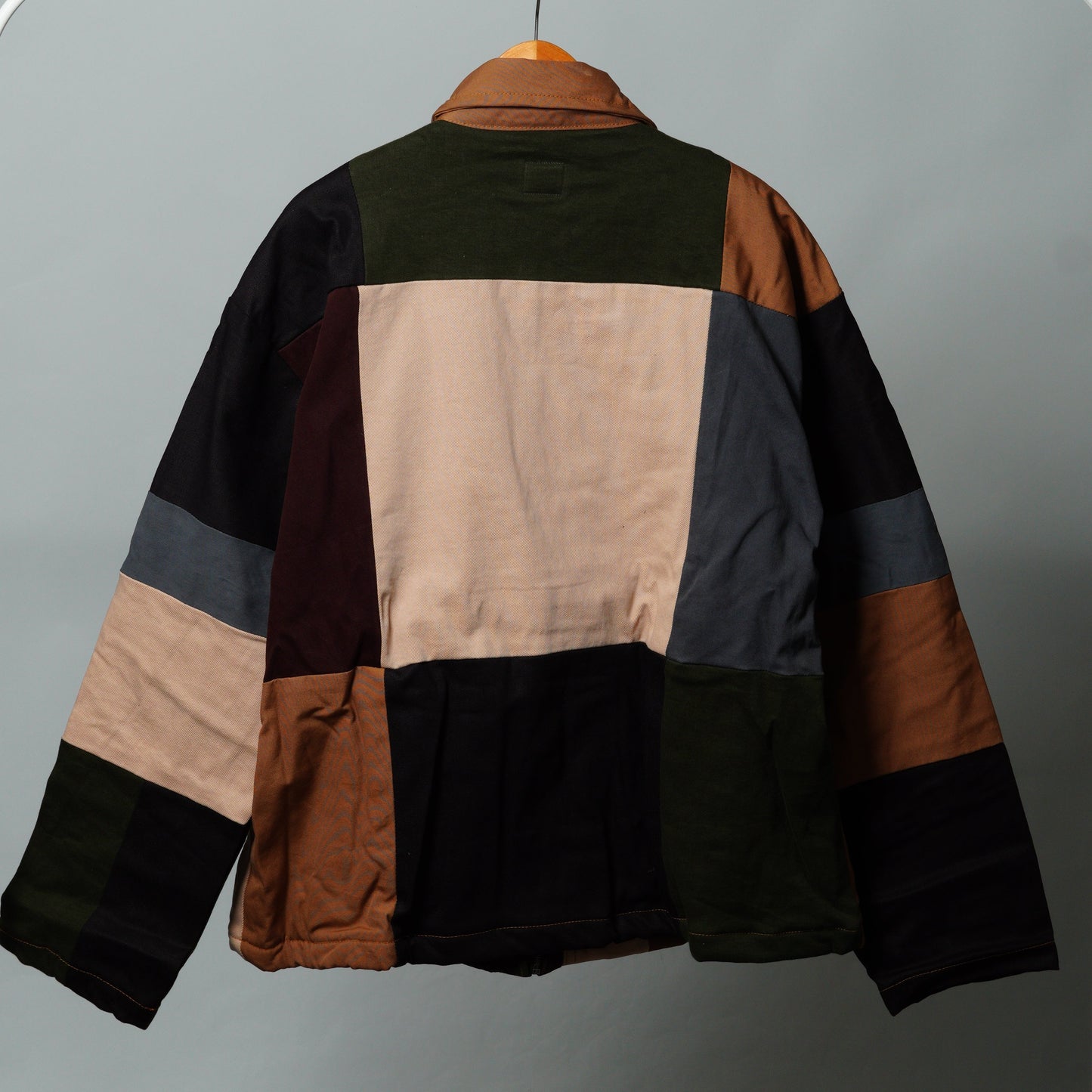 Upcycled Patchwork Jacket Size XL