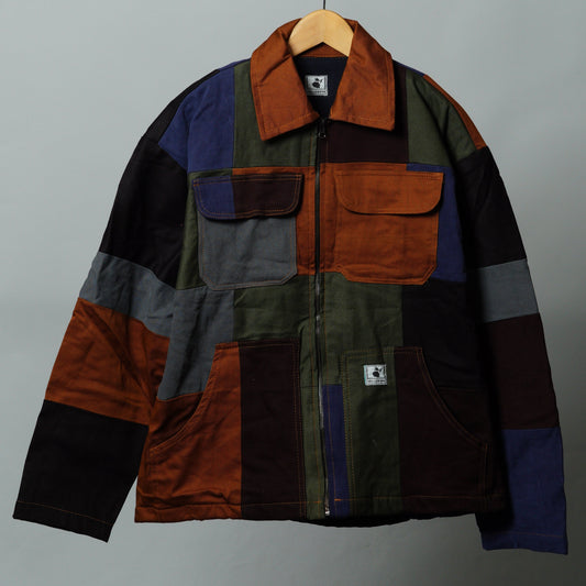 Upcycled Patchwork Jacket Size M