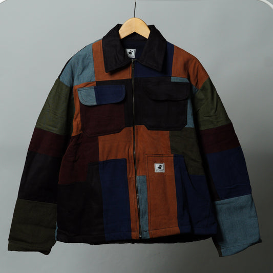Upcycled Patchwork Jacket Size M
