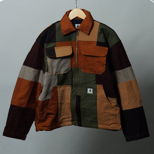 Upcycled Patchwork Jacket Size S