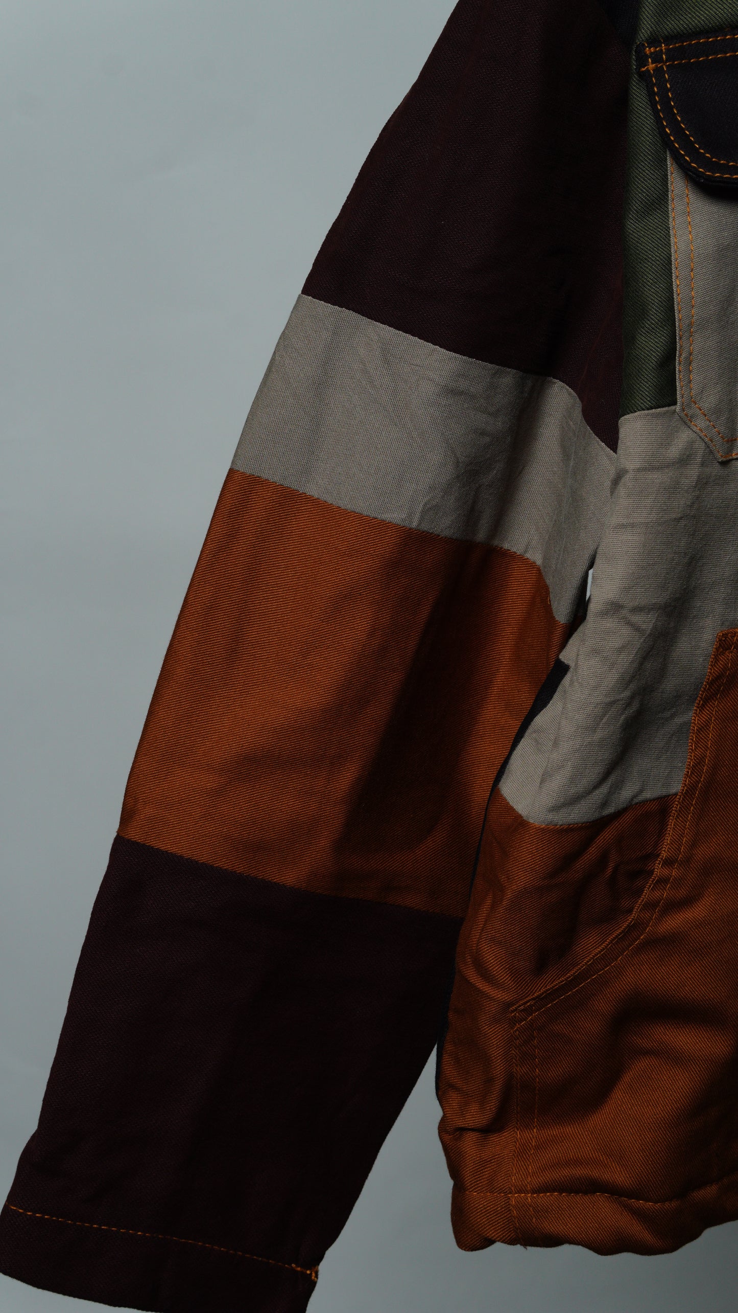 Upcycled Patchwork Jacket Size S