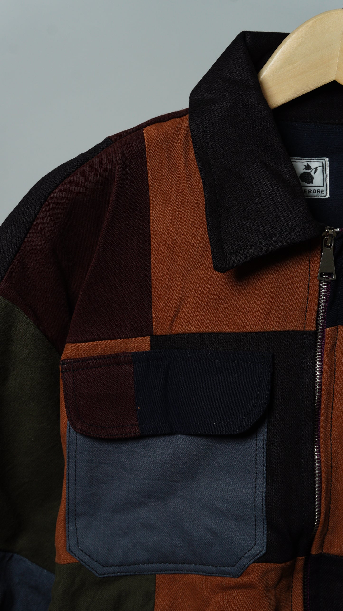 Upcycled Patchwork Jacket Size M