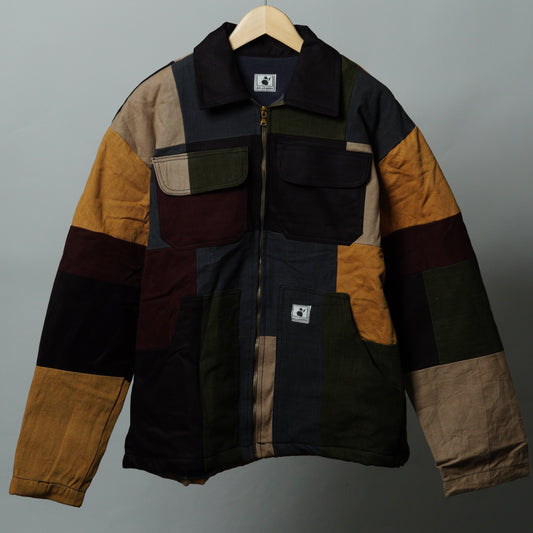 Upcycled Patchwork Jacket Size L