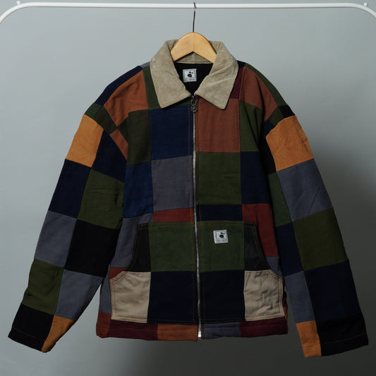 Upcycled Patchwork Jacket Size M