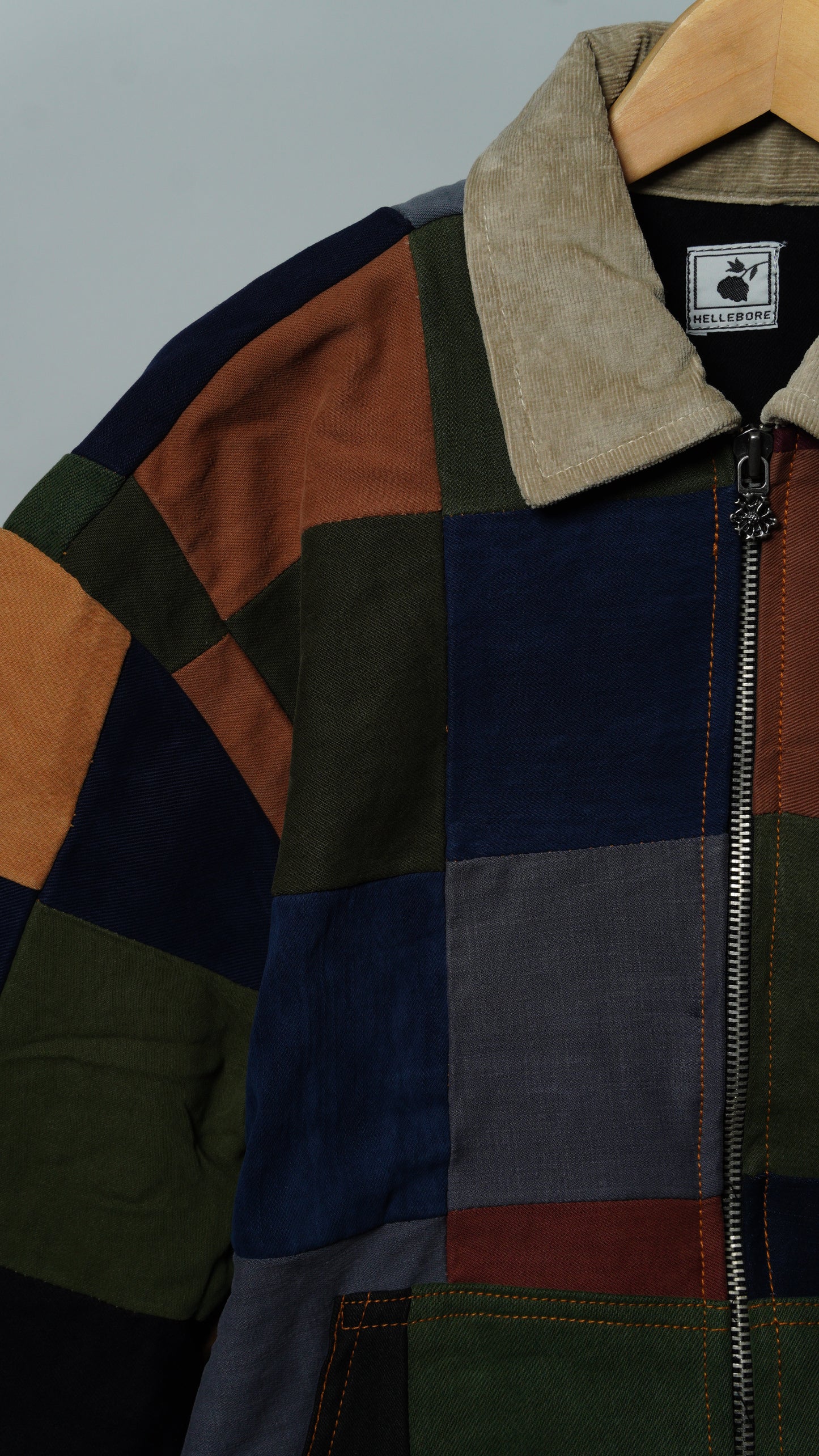 Upcycled Patchwork Jacket Size M