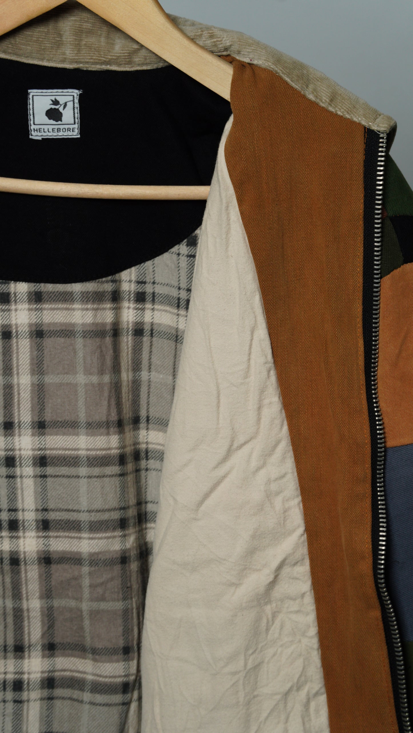 Upcycled Patchwork Jacket Size M